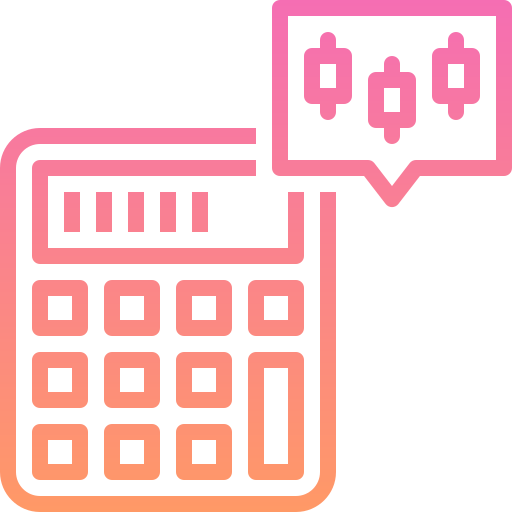 Calculator Generic gradient outline icon