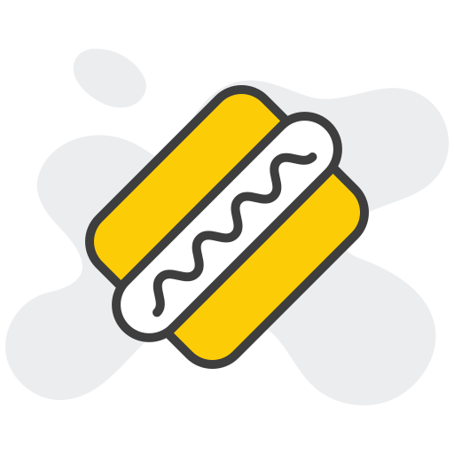 hot dog icono gratis