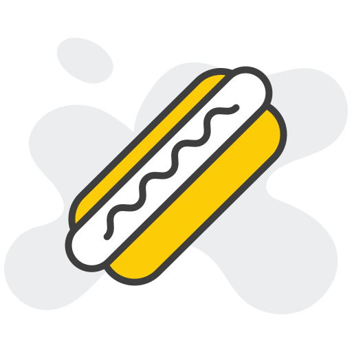 hot dog icono gratis