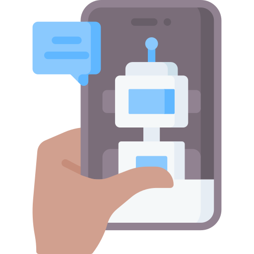 bot conversacional icono gratis