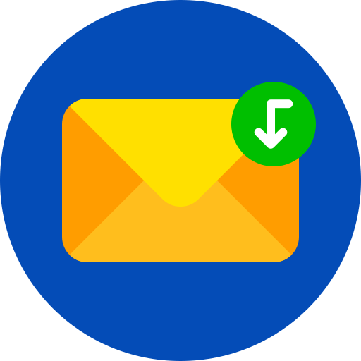 recibir correo icono gratis