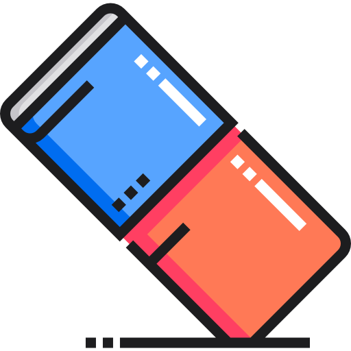 Eraser - free icon