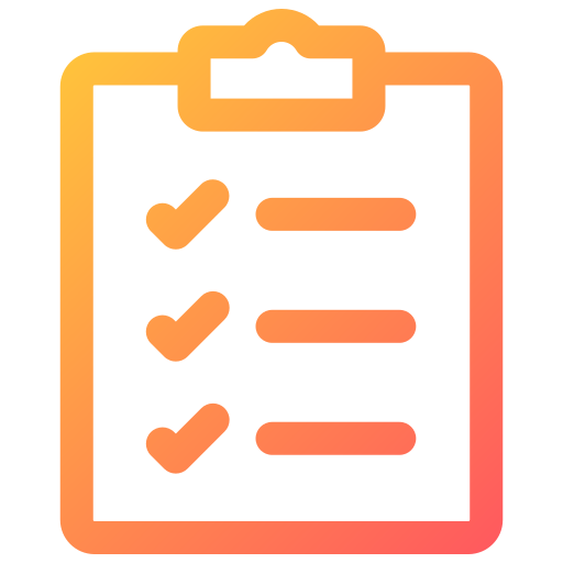 Checklist Generic gradient outline icon