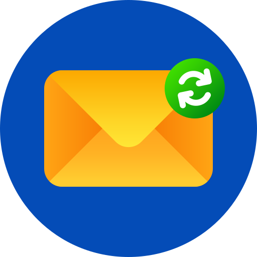 intercambiar correos icono gratis