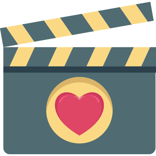 pelicula de romance icono gratis