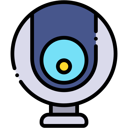 Webcam Generic color lineal-color icon