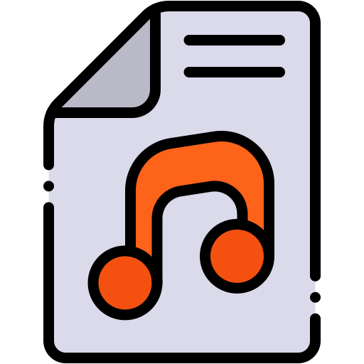 archivo de música icono gratis