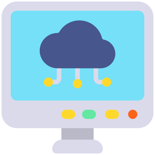 computación en la nube icono gratis