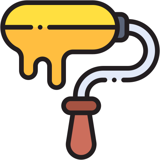 Paint roller free icon