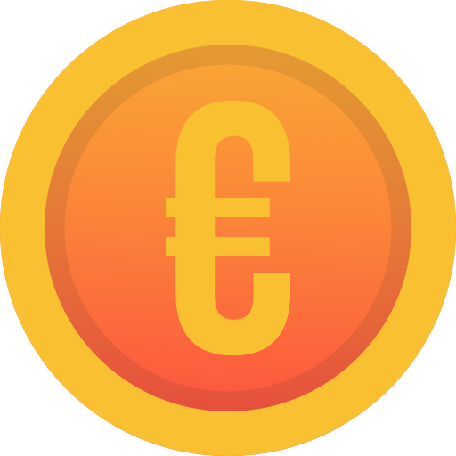 euro icono gratis