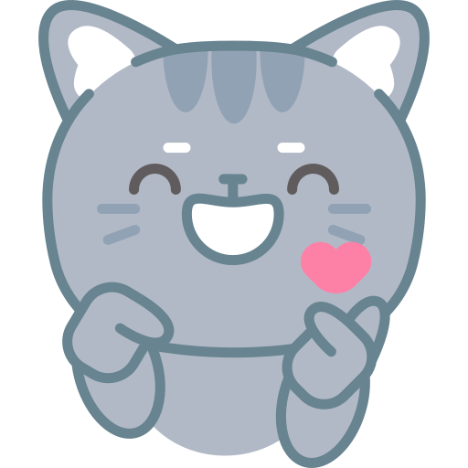 Premium Vector  Cute sticker cat icon face set pack illustration kawaii  cats