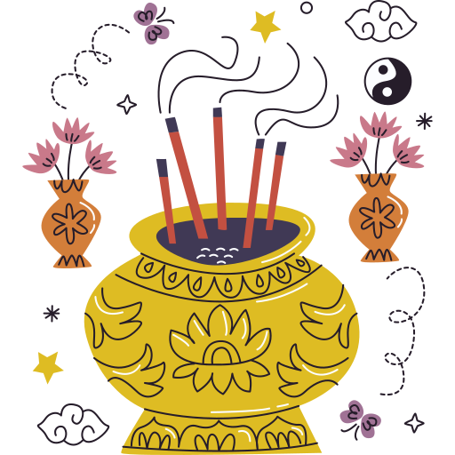 incenso grátis figurinha
