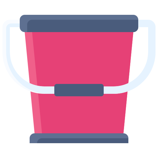 Bucket Generic color fill icon