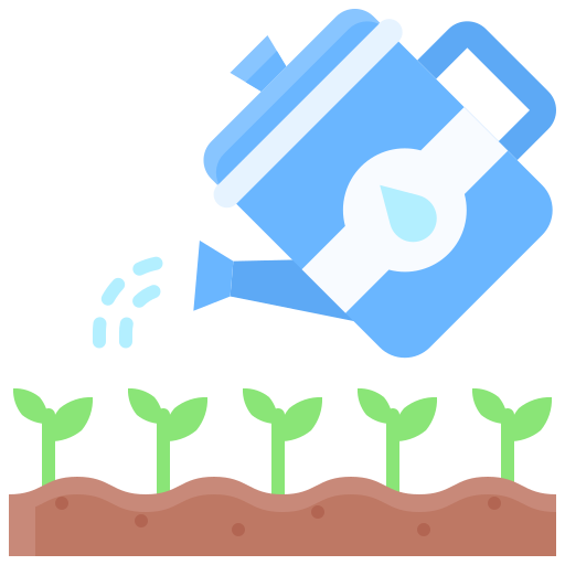 regando plantas icono gratis