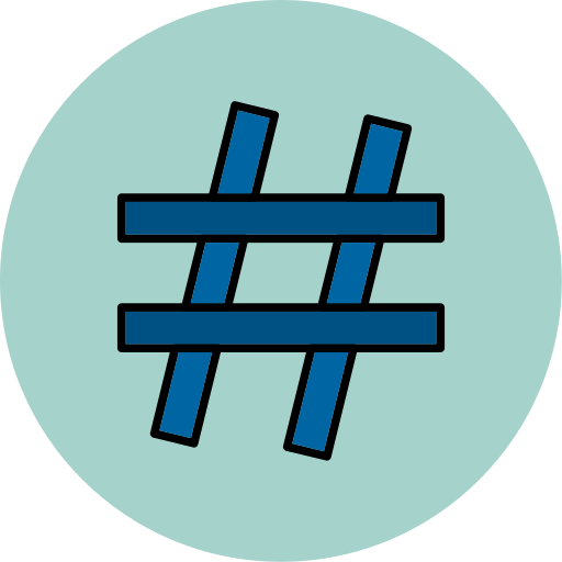 hashtag icono gratis