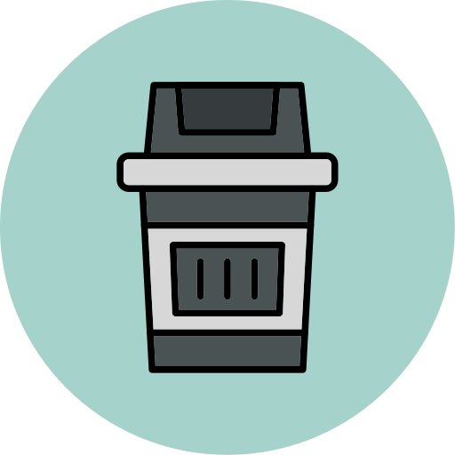 Trash free icon Trash free icon