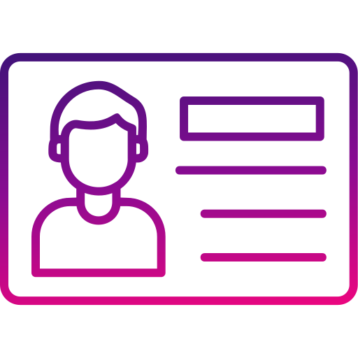 tarjeta de identificación icono gratis