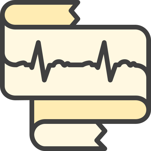 Électrocardiogramme Icône gratuit Électrocardiogramme Icône gratuit