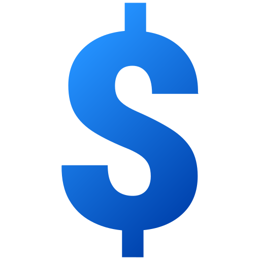 Dollar Generic gradient fill icon