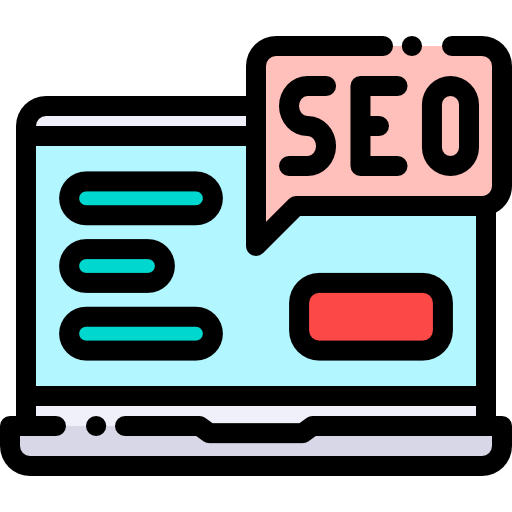 Seo Detailed Rounded Lineal color icon