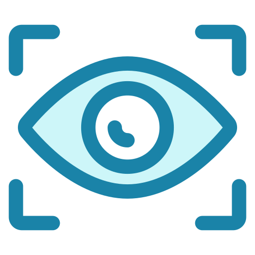 escaneo ocular icono gratis