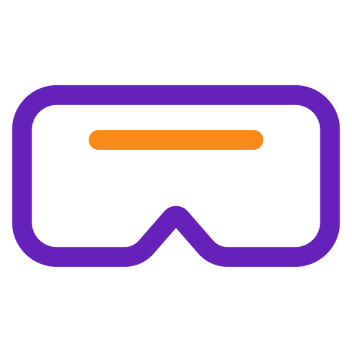 gafas de realidad virtual icono gratis
