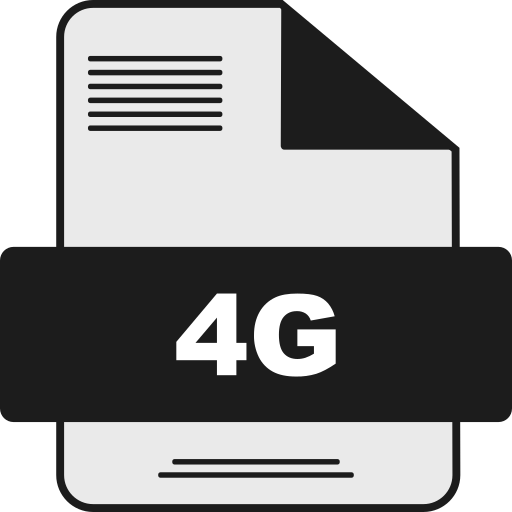 4g Icône gratuit 4g Icône gratuit