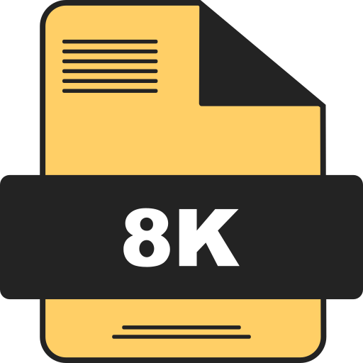 8k icono gratis