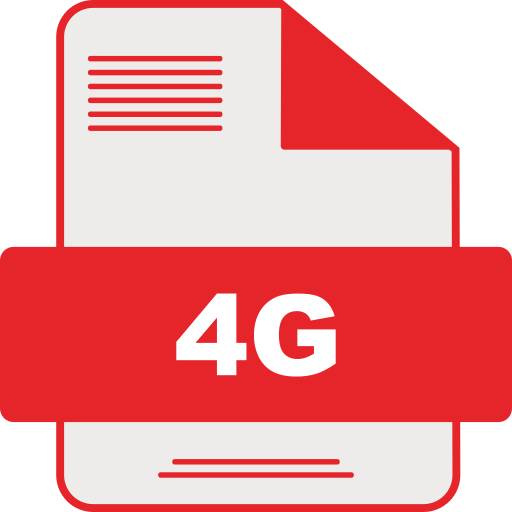 4g Icône gratuit 4g Icône gratuit
