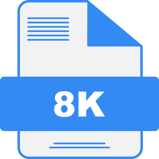 8k icono gratis