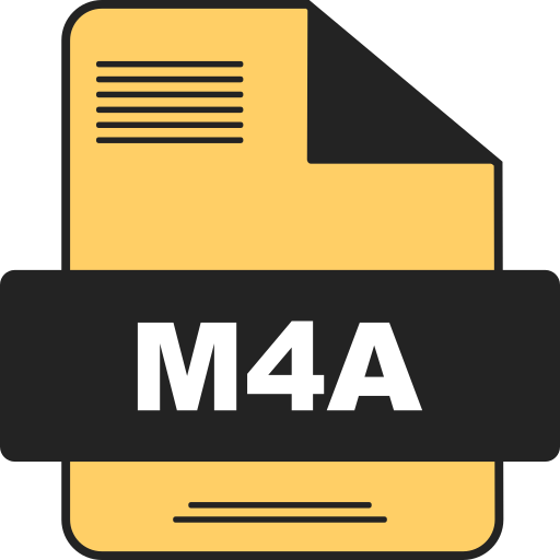 archivo m4a icono gratis