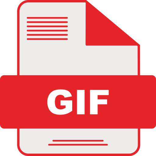 Formato de arquivo gif - ícones de interface grátis