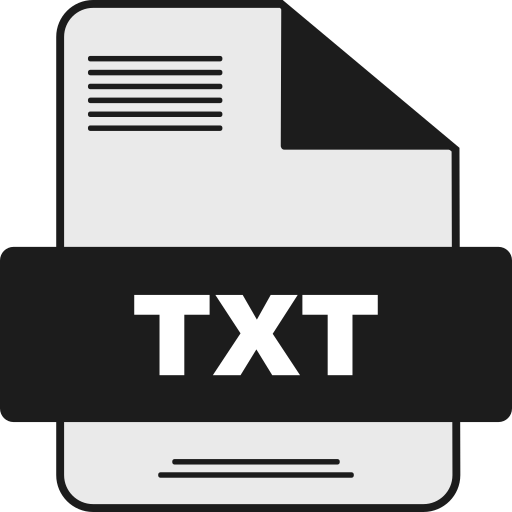 txt icono gratis