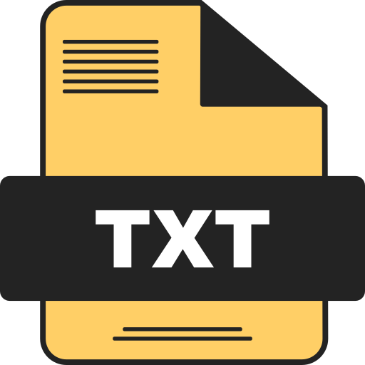 txt icono gratis