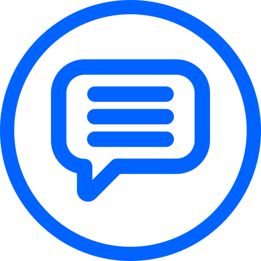 Chat bubble Generic color outline icon