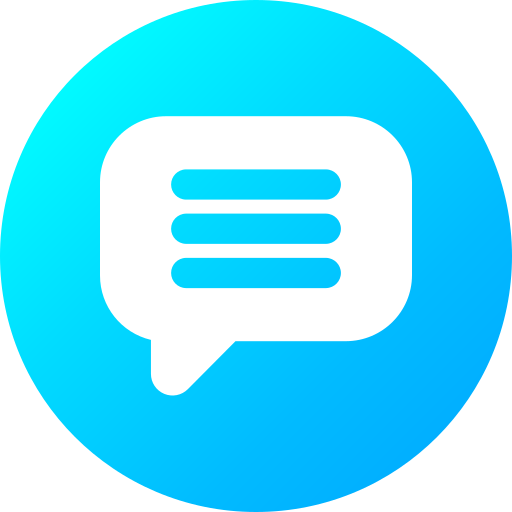 Chat bubble Generic gradient fill icon