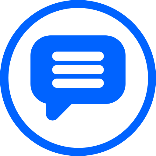 Chat bubble Generic color fill icon