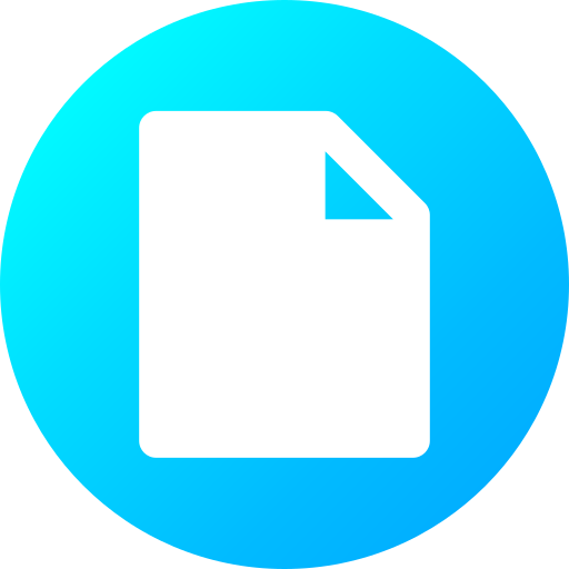 Document Generic gradient fill icon