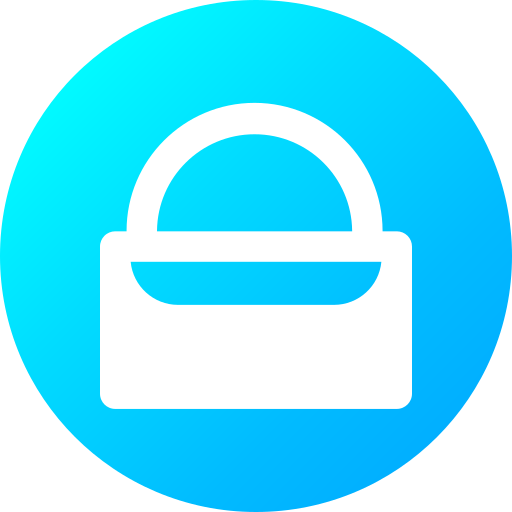 bolso de mano icono gratis