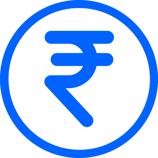 Rupee Generic color fill icon