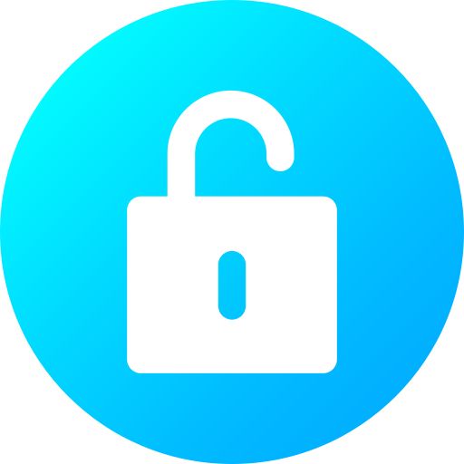 Unlock - free icon