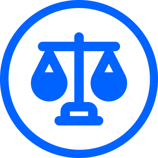 Justice scale Generic color fill icon