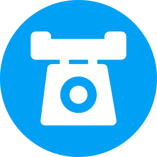 Telephone Generic color fill icon