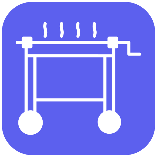 cocina al aire libre icono gratis