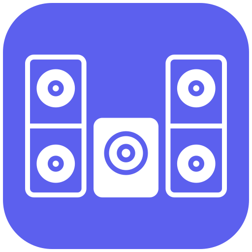 sistema de audio icono gratis