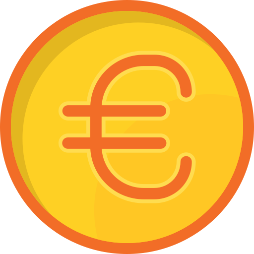 euro icono gratis