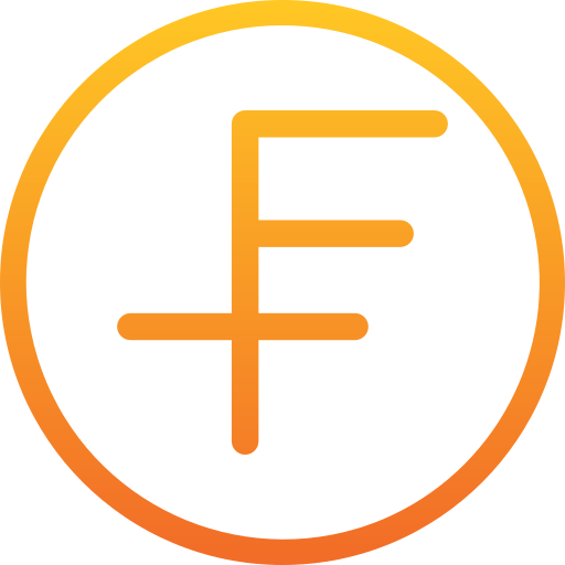 Swiss franc free icon Swiss franc free icon