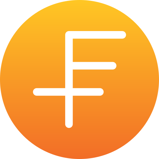 Swiss franc free icon Swiss franc free icon