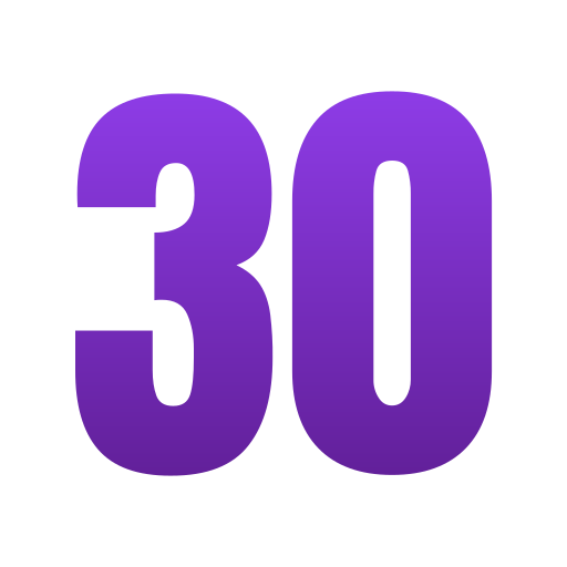 treinta icono gratis