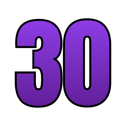 treinta icono gratis